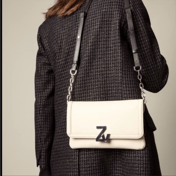 NWT ZV Initiale La Clutch Clutch in Off-White - Picture 2 of 15